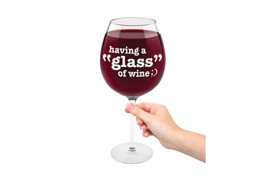 XL Weinglas, Nur ein Glas Wein pro Tag! geschenkparadies.ch