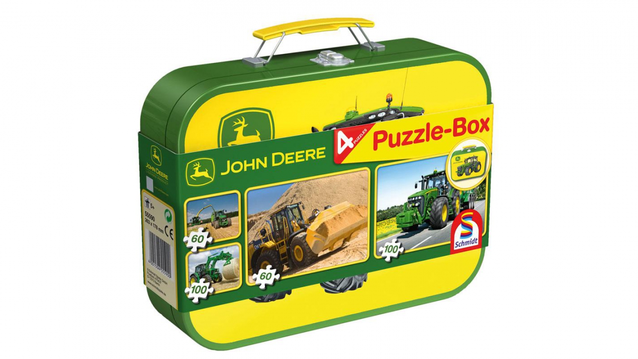 John Deere Puzzle-Box, Metallkoffer | geschenkparadies.ch