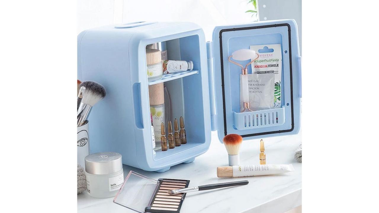 Acheter un mini réfrigérateur 4L pour le maquillage, les soins de