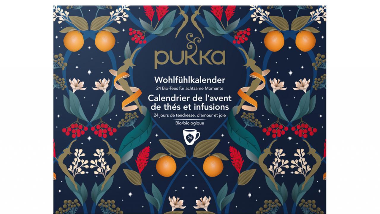 Pukka Adventskalender mit Tee Deutsch