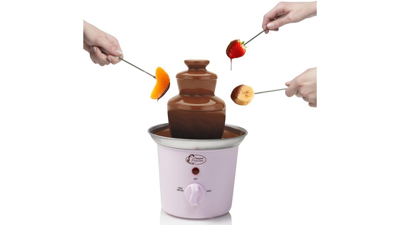 Ménage Fondue Machine Fontaine à Chocolat 3 Etages pour