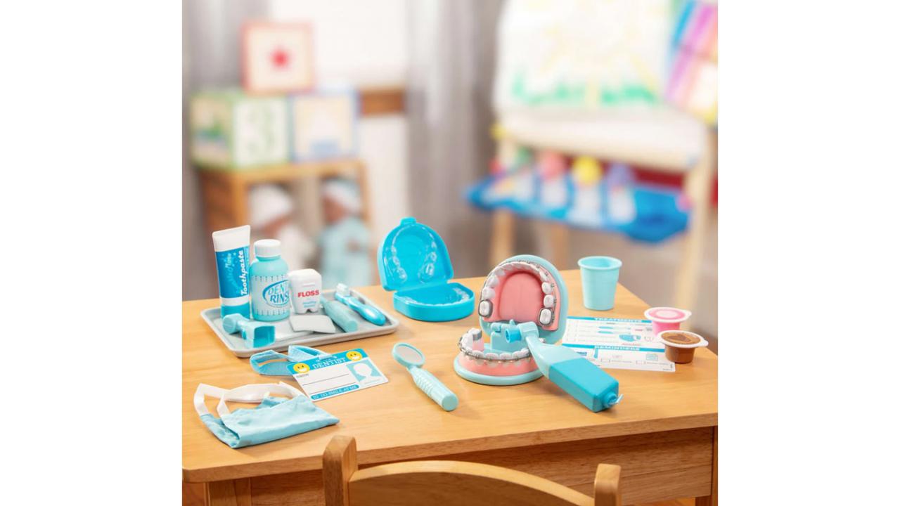 Set de jeu du dentiste, pour enfants