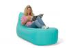 Chaise longue de qualité supérieure Sea Green de Mr. E-Zy  - Avec mini-pompe & batterie intégrée  