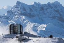 Le Kuklos restaurant tournant - Fondue Bacchus pour 2 pers. avec vue panoramique sur les Alpes