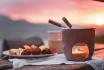 Fondue au chocolat au Rigi - Pique-nique romantique pour 2 personnes 