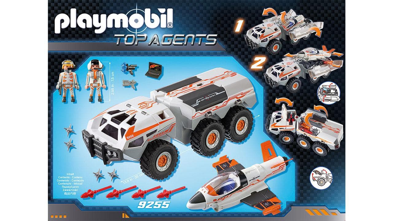 Camion et navette de la Spy Team Playmobil® Playmobil Aventures 9255 1