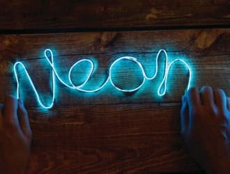 Neon Leuchtschrift Blau Kreiren Sie Ihre E Geschenkparadies Ch